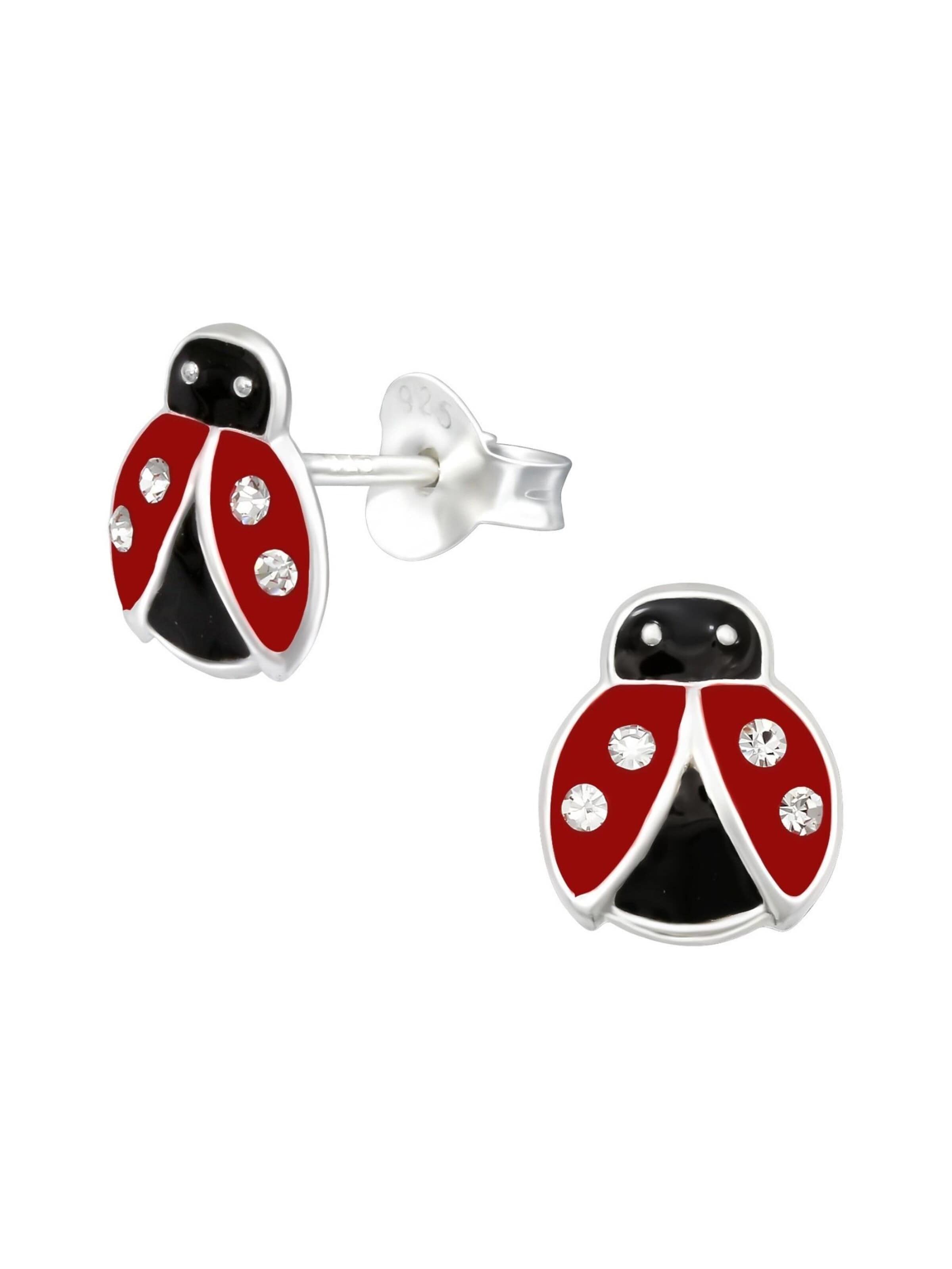 Bijou 'Ladybug' Maxte en rouge : devant