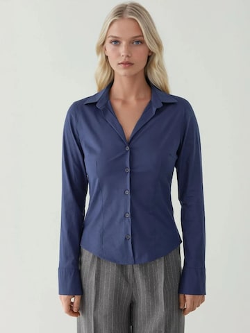Camicia da donna di Hiccup in blu: frontale