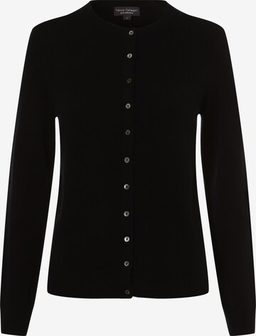 Franco Callegari Knit Cardigan in Black: front