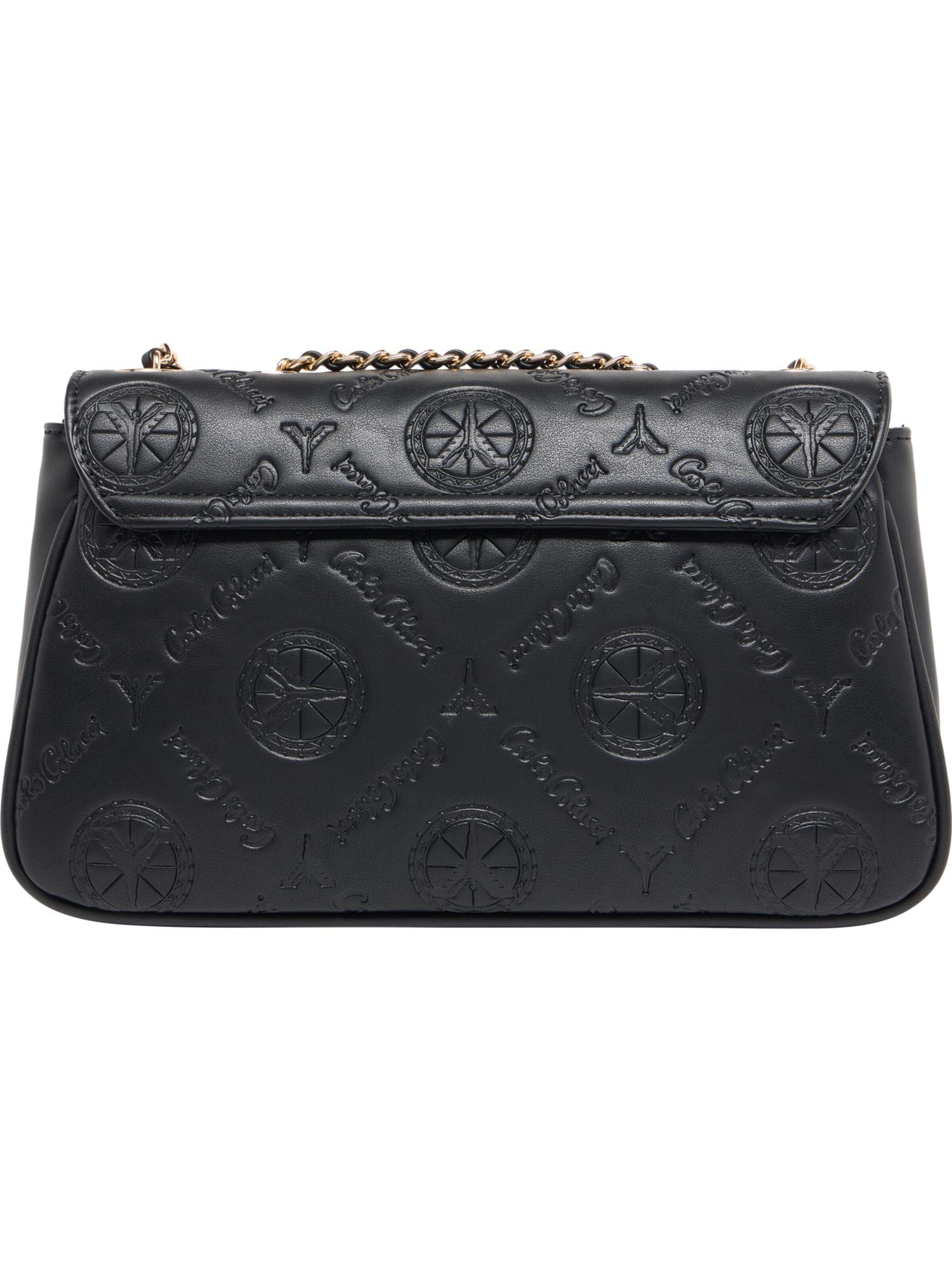 Carlo Colucci Schoudertas 'Enzi' in Zwart