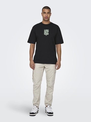 Only & Sons T-Shirt 'KENNY' in Schwarz