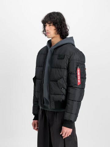 ALPHA INDUSTRIES Between-Season Jacket 'MA-1 Puffer' in Black