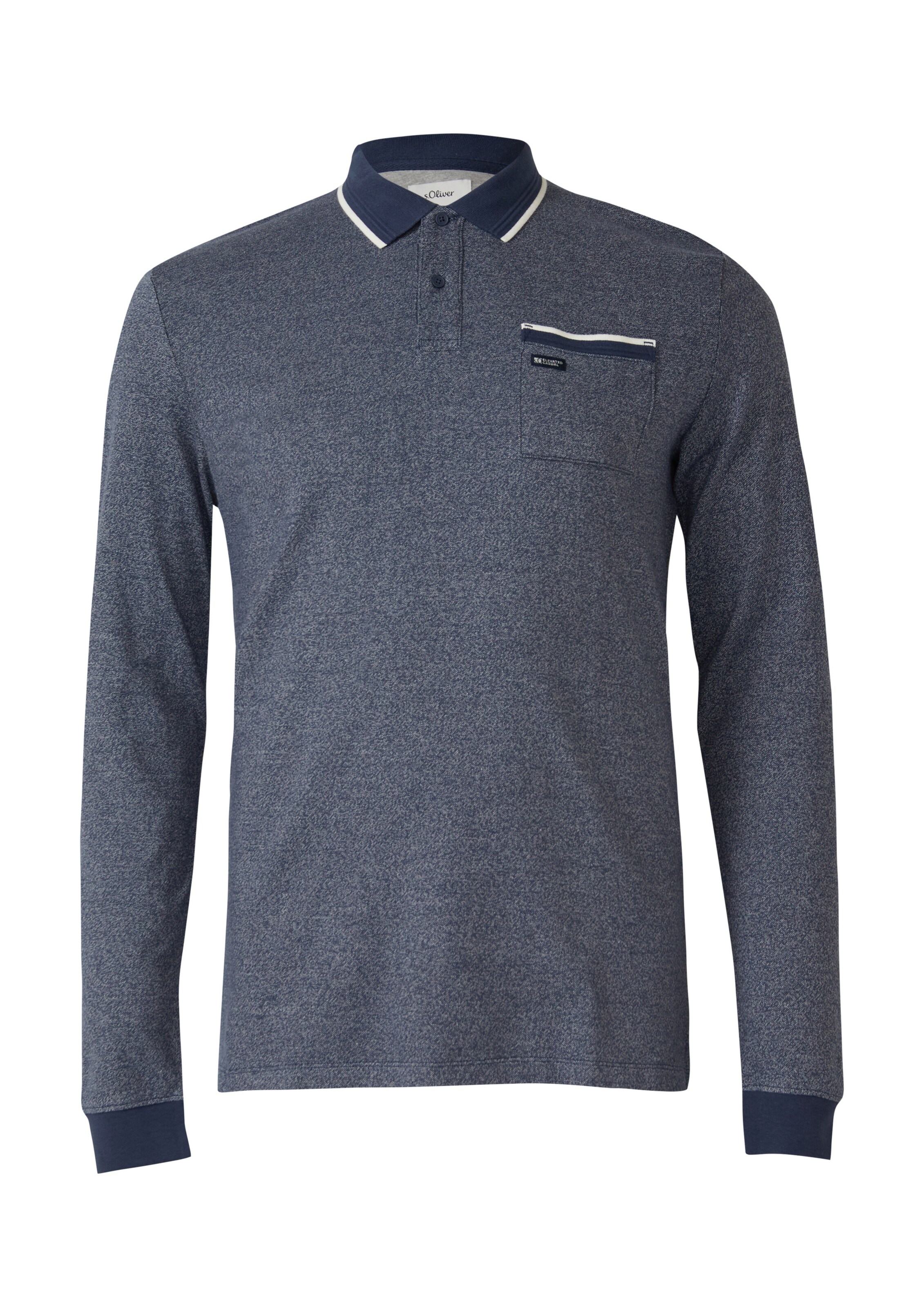 s.Oliver Shirt in de kleur Donkerblauw, Productweergave