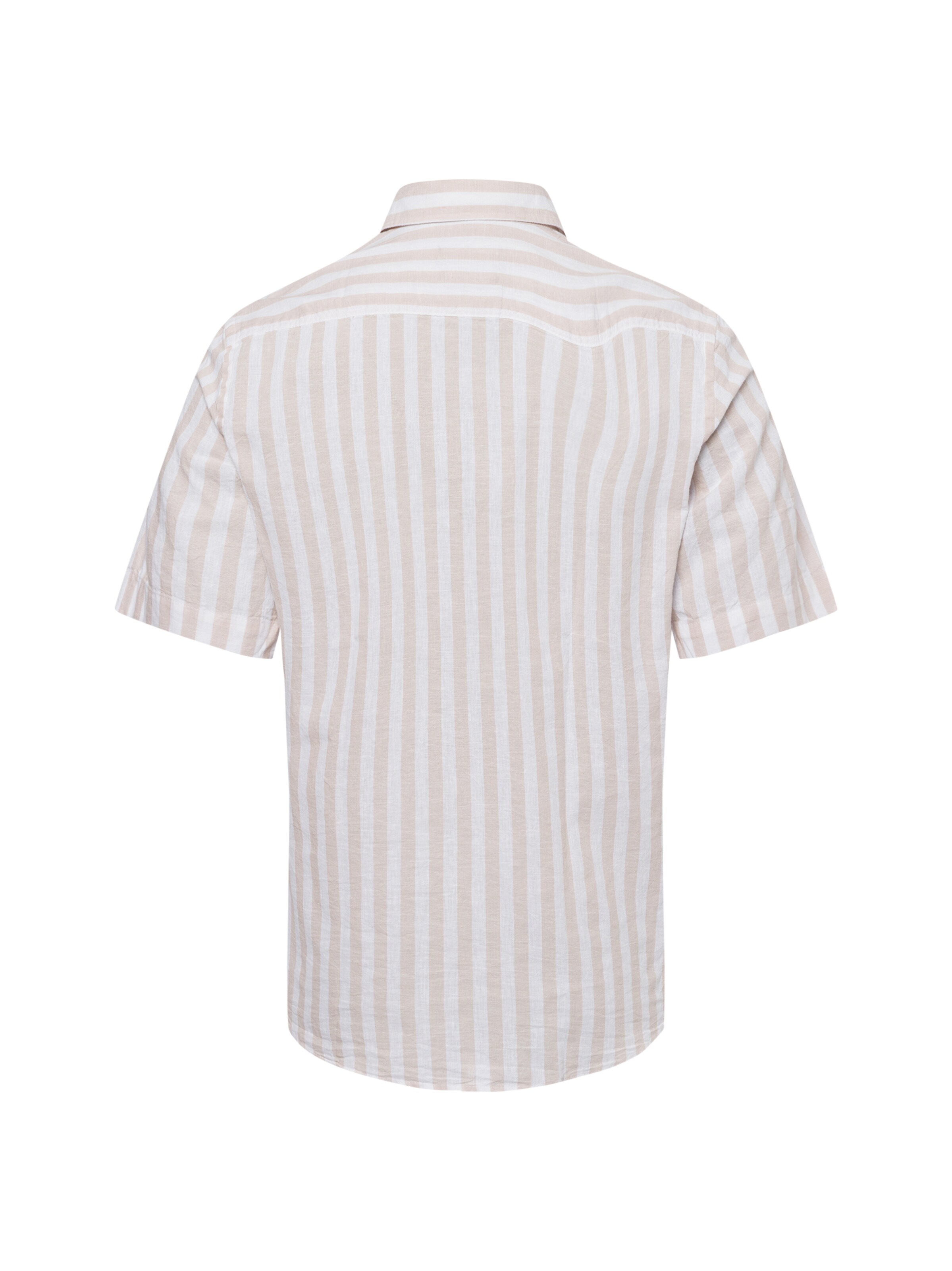 Nils Sundström Regular fit Overhemd in Beige