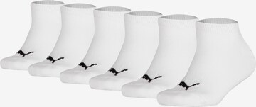 Chaussettes PUMA en blanc : devant