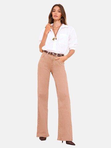 Lipsy Джинсы в Коричневый: спереди