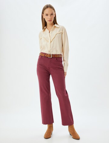 Koton Loosefit Broek in Rood