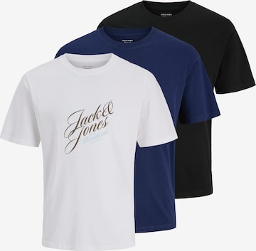 JACK & JONES T-Shirt 'JORINWOOD' in Blau: Vorderseite
