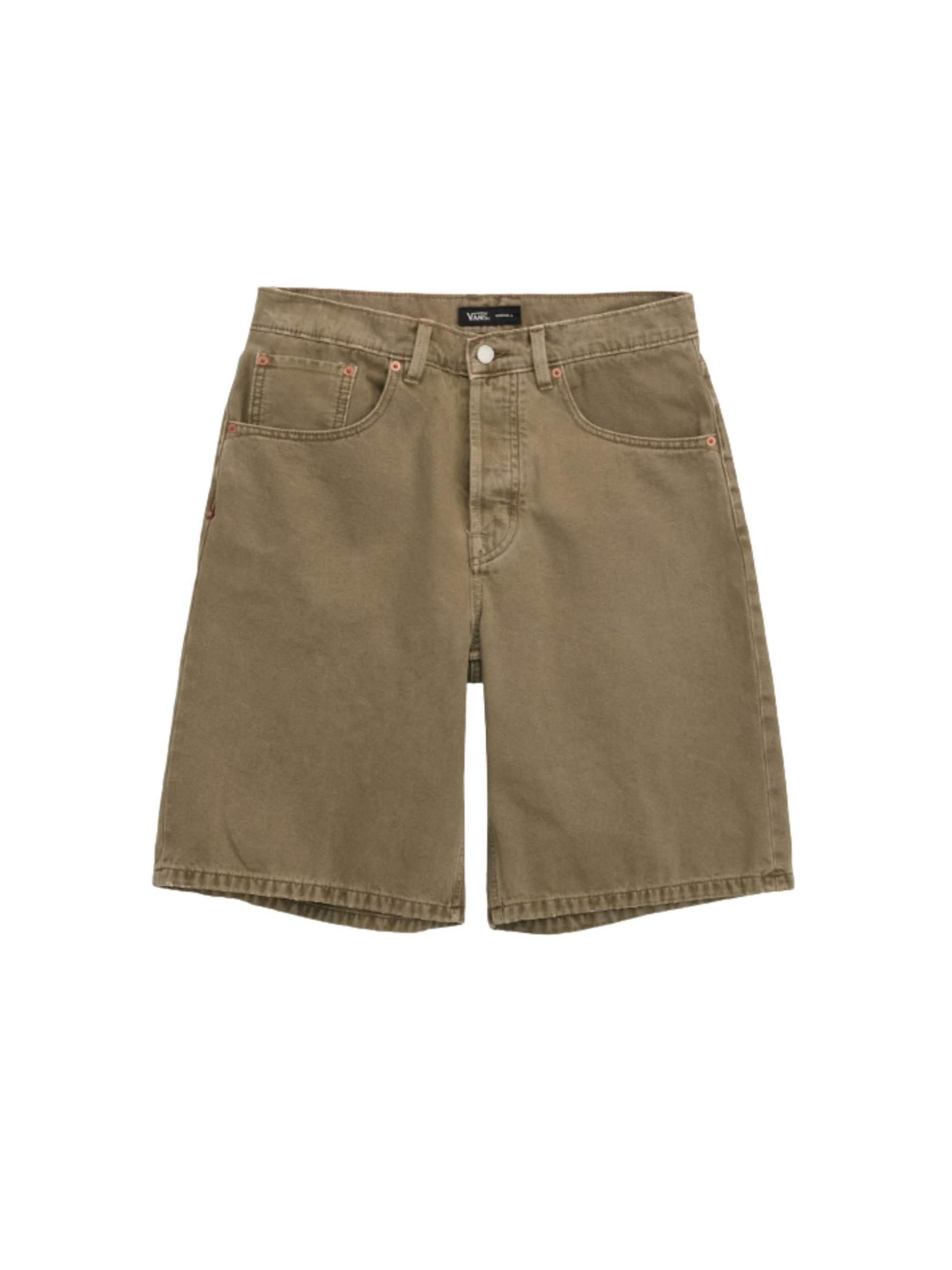 VANS Jean 'CHECK-5' en 30 en olive, Vue avec produit