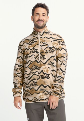 JACK WOLFSKIN Pullover in Beige: Vorderseite