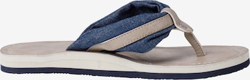 TAMARIS Teenslipper in Blauw