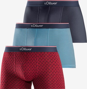 s.Oliver - Boxers em azul: frente