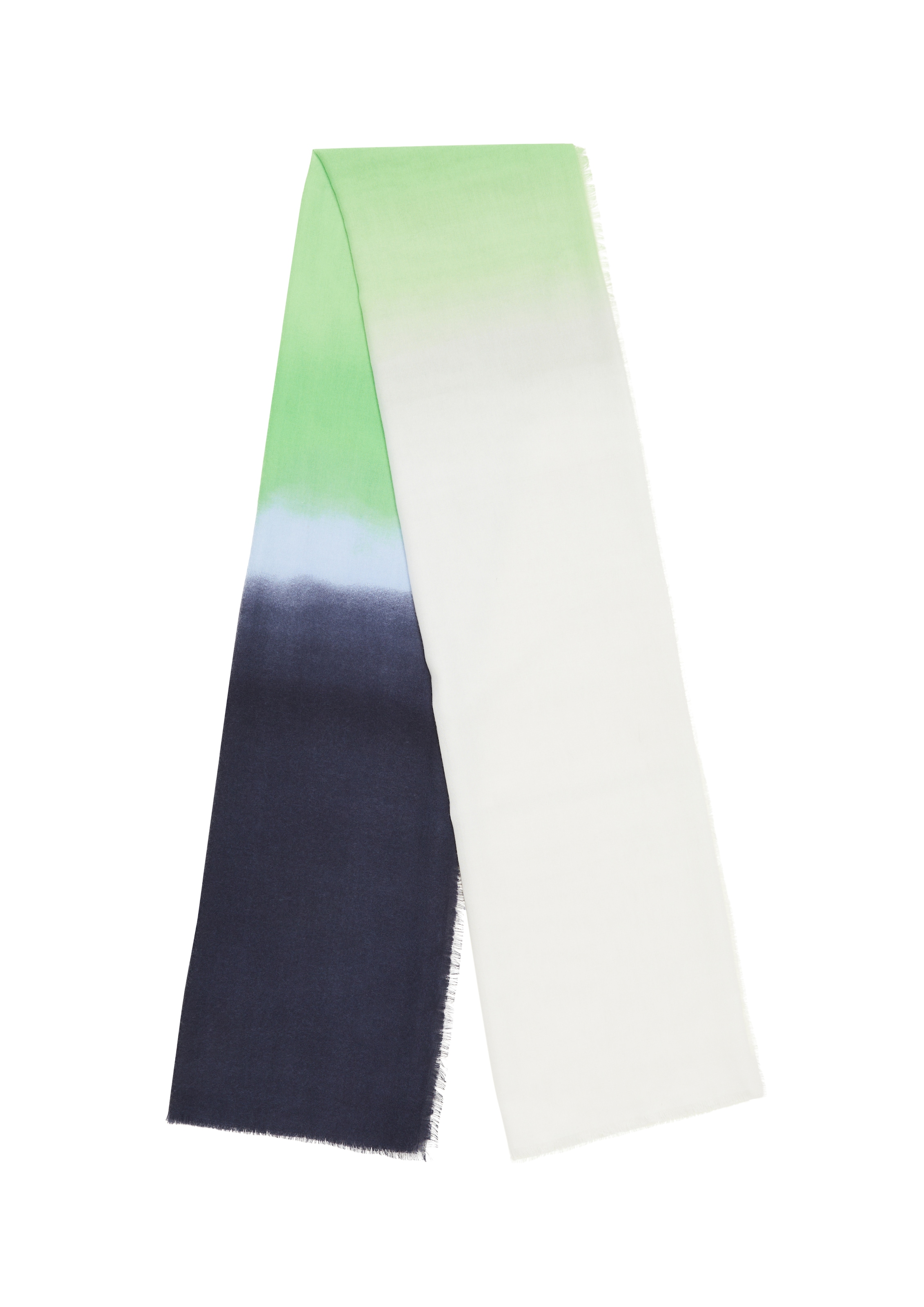 s.Oliver BLACK LABEL Tuch in marine / hellblau / hellgrün / weiß, Produktansicht