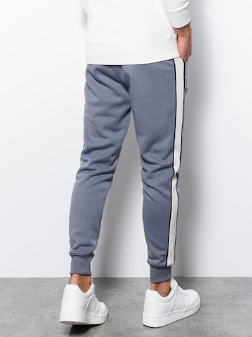 Effilé Pantalon 'P865' Ombre en bleu