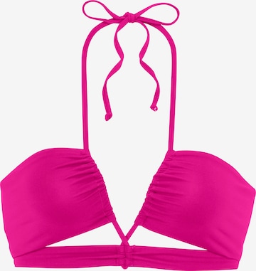 Fascia Top per bikini di s.Oliver in rosa: frontale