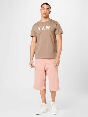 G-Star RAW T-Shirt in Braun