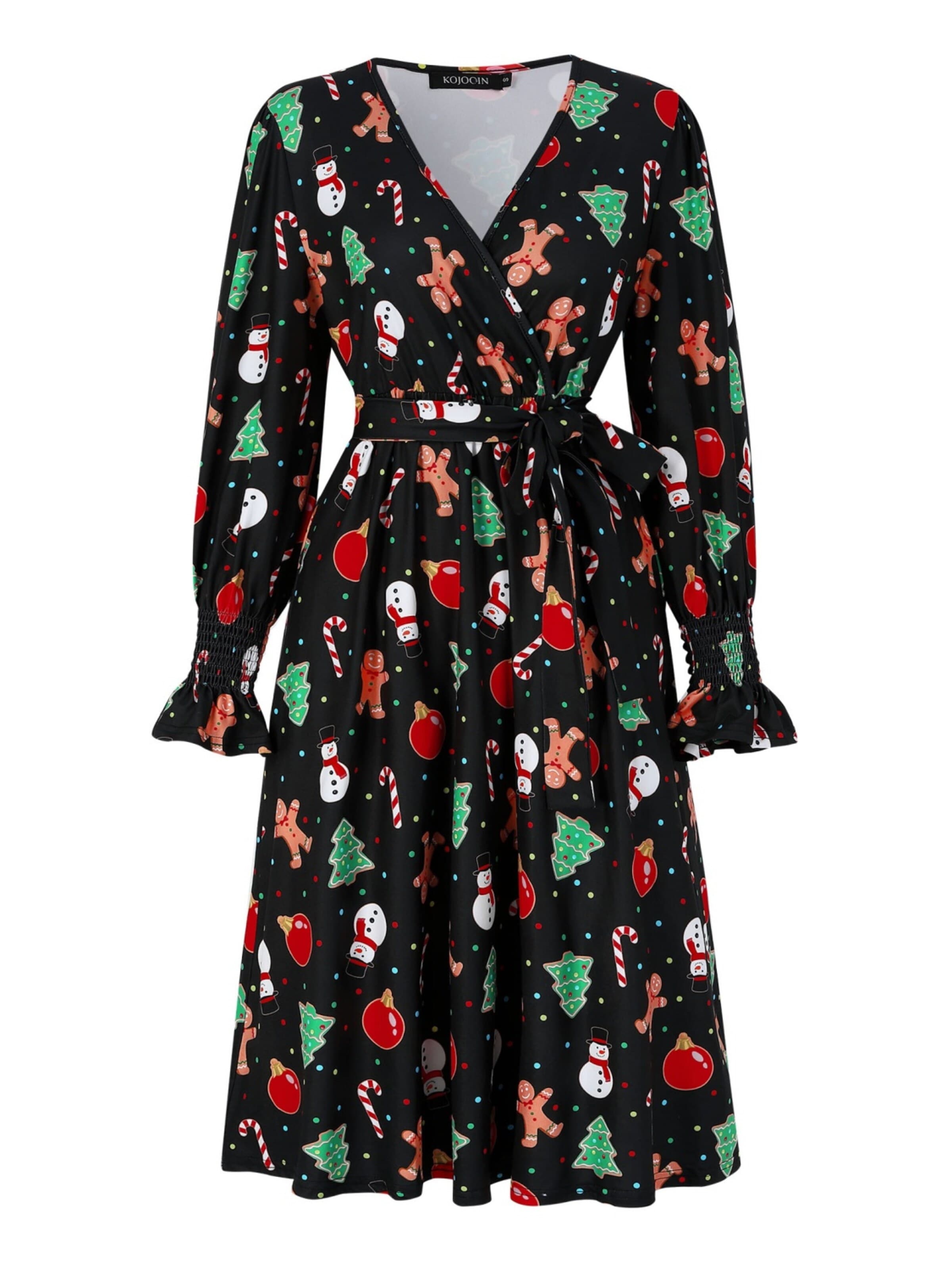 Yesfashion Dress in Black: front