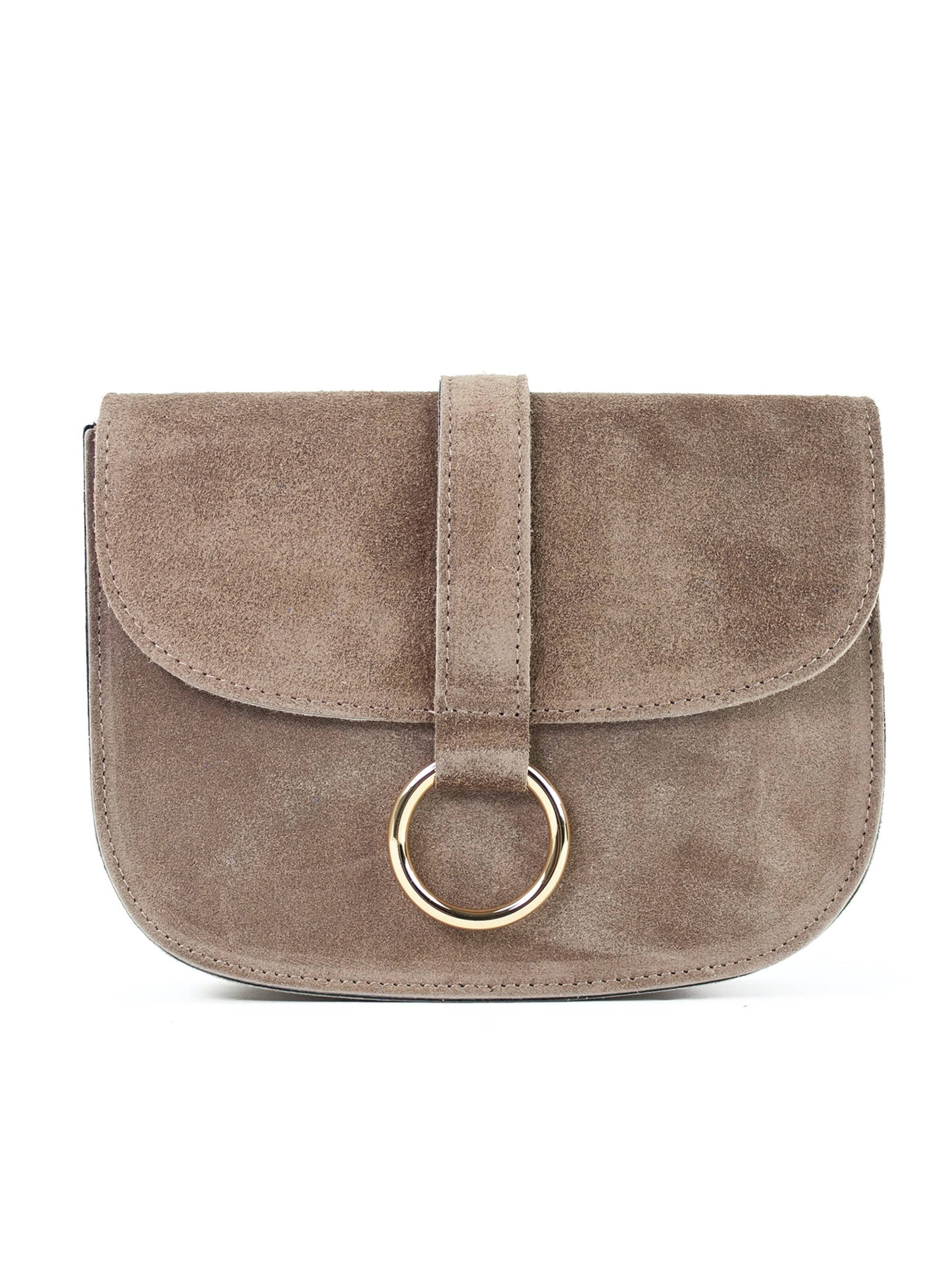 lePelou Handtasche 'HANNA'‌ in Grau: Vorderseite