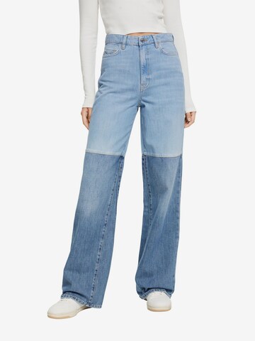 ESPRIT Wide leg Jeans in Blauw: voorkant