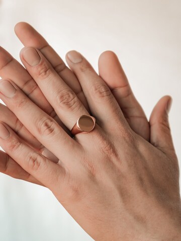 Hey Happiness - Anillo 'Signet' en oro