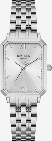 Ceas analogic 'Régler Élégance Steel Silver - Silver' de la Régler pe argintiu: față