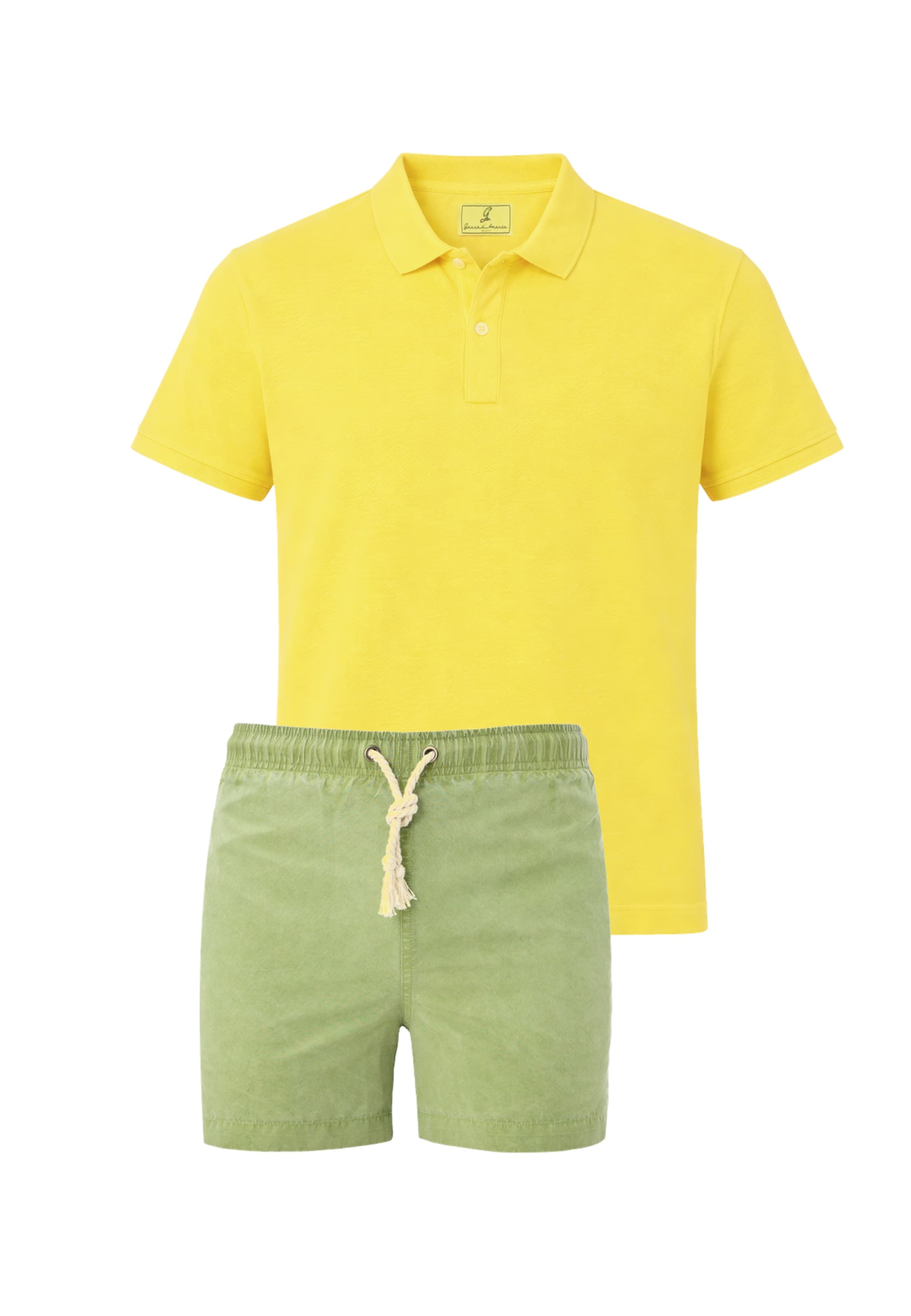 Gassa d'Amante Swimming shorts 'Costume Venezia' in Yellow: front