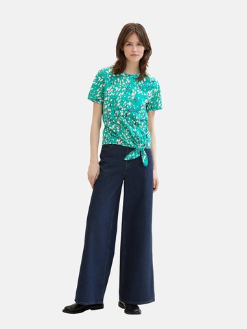 žalia TOM TAILOR DENIM Marškinėliai