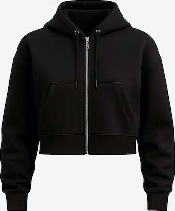 Justever Sweat jacket in Black: front