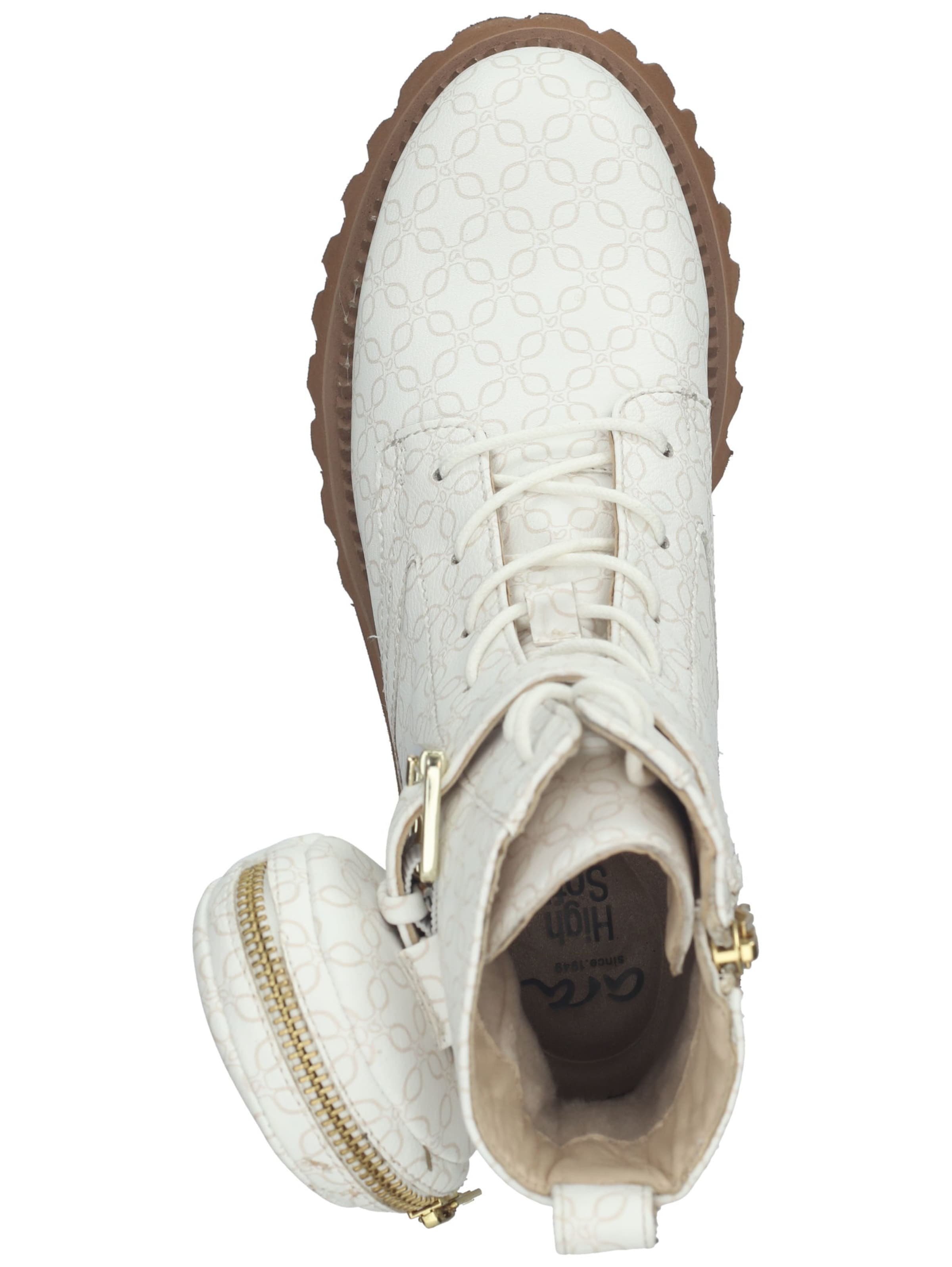 Bottines à lacets ARA en blanc