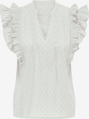 ONLY - Blusa 'ONLRAINA' en blanco: frente