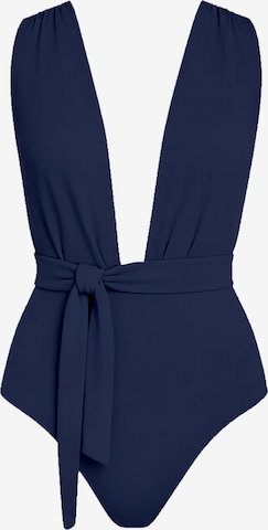 SEA ME SWIM Badeanzug 'MALDIVES' in Blau: Vorderseite