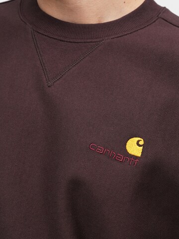 brūns Carhartt WIP Sportisks džemperis 'American Script'