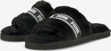 PUMA Pantolette 'Fluff' in Schwarz