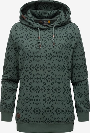 Ragwear Sportisks džemperis 'Cinda', krāsa - zaļš / melns, Preces skats