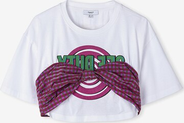 Twist Shirt in Gemengde kleuren: voorkant