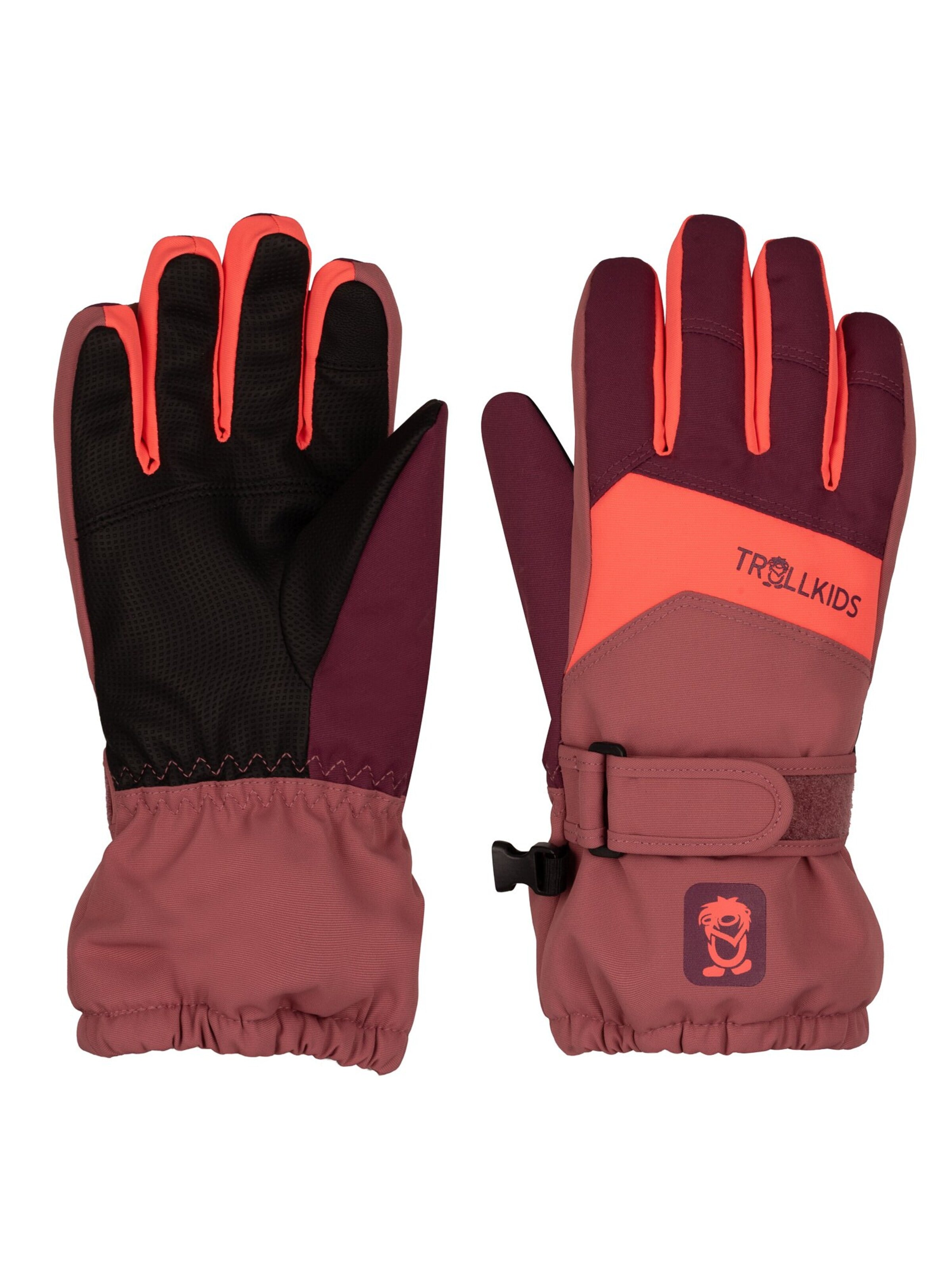 TROLLKIDS Gloves in Orange: front