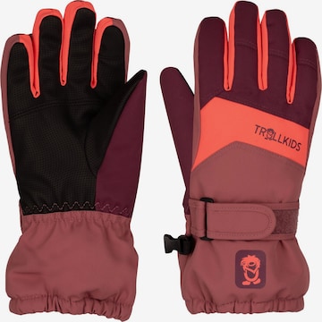 TROLLKIDS Gloves in Orange: front