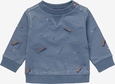 Noppies Sweatshirt 'Juterborg' i koboltblåt / dueblå / mørkeorange, Produktvisning