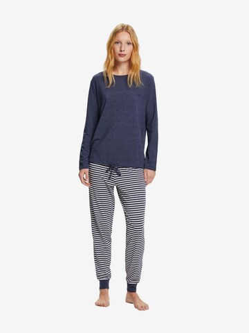 ESPRIT Pyjama in Blauw