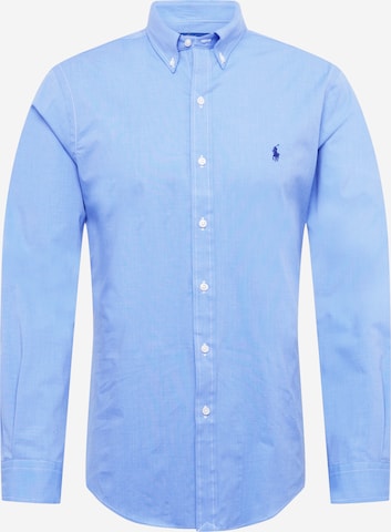 Polo Ralph Lauren Slim fit Button Up Shirt in Blue: front