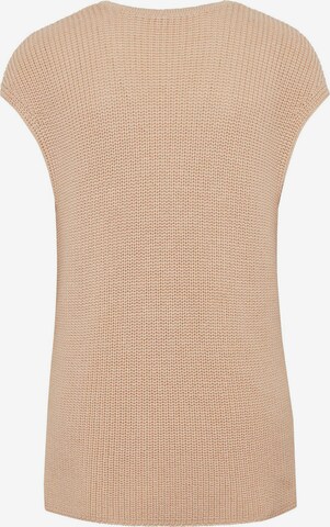 Goldner Knitted Vest in Brown