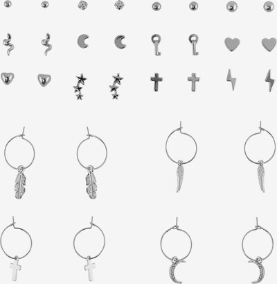 PIECES Øreringe 'Ama' i sølvgrå, Produktvisning