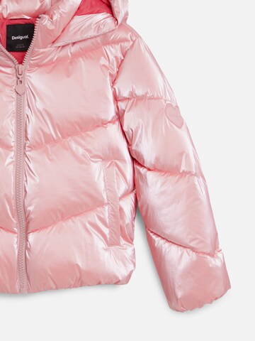 Desigual Winterjas in Roze