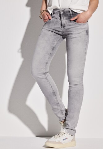 STREET ONE Slim fit Jeans in Grey: front
