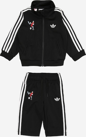 melns ADIDAS ORIGINALS Treniņtērps 'FIREBIRD': no priekšpuses