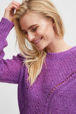 PULZ Jeans Sweater 'ziris' in Purple