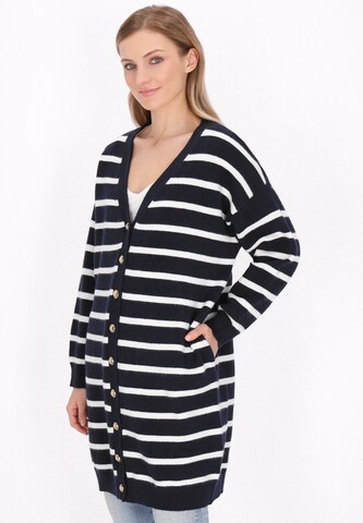 Cardigan DreiMaster Maritim en bleu : devant