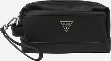 GUESS Toiletry Bag 'Certosa' in Black: front