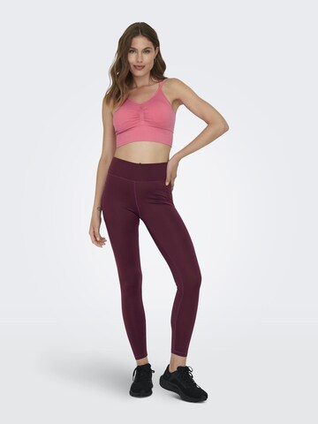 Skinny Pantalon de sport ONLY PLAY en rouge