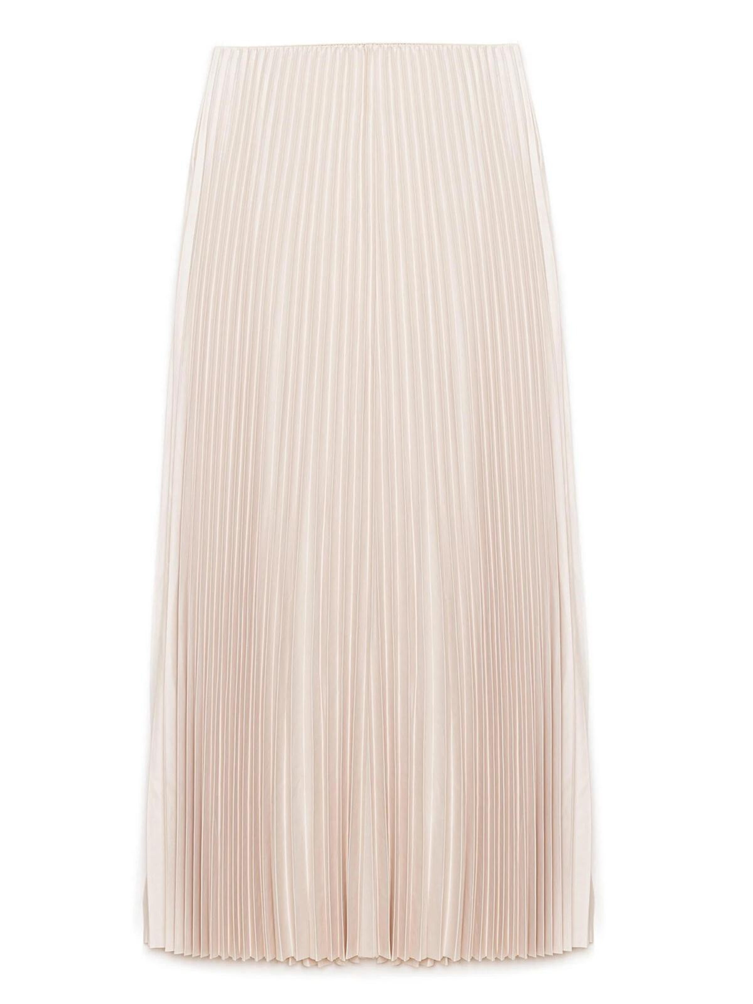 Jupe 'Pleated Skirt' Touché Privé en beige